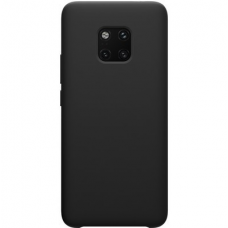 Бампер черный для Huawei Mate 20 Pro Silicone Cover